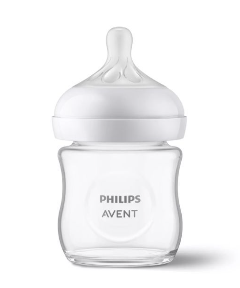 Avent Natural Response Glass Baby Bottle 120ml